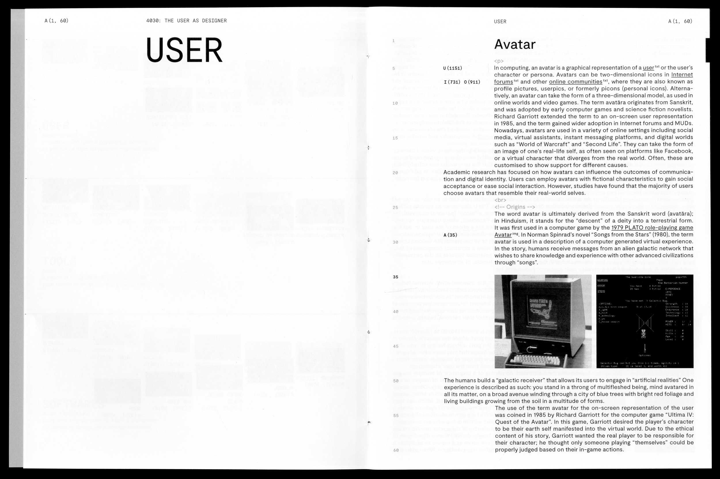 4030. The User as Designer