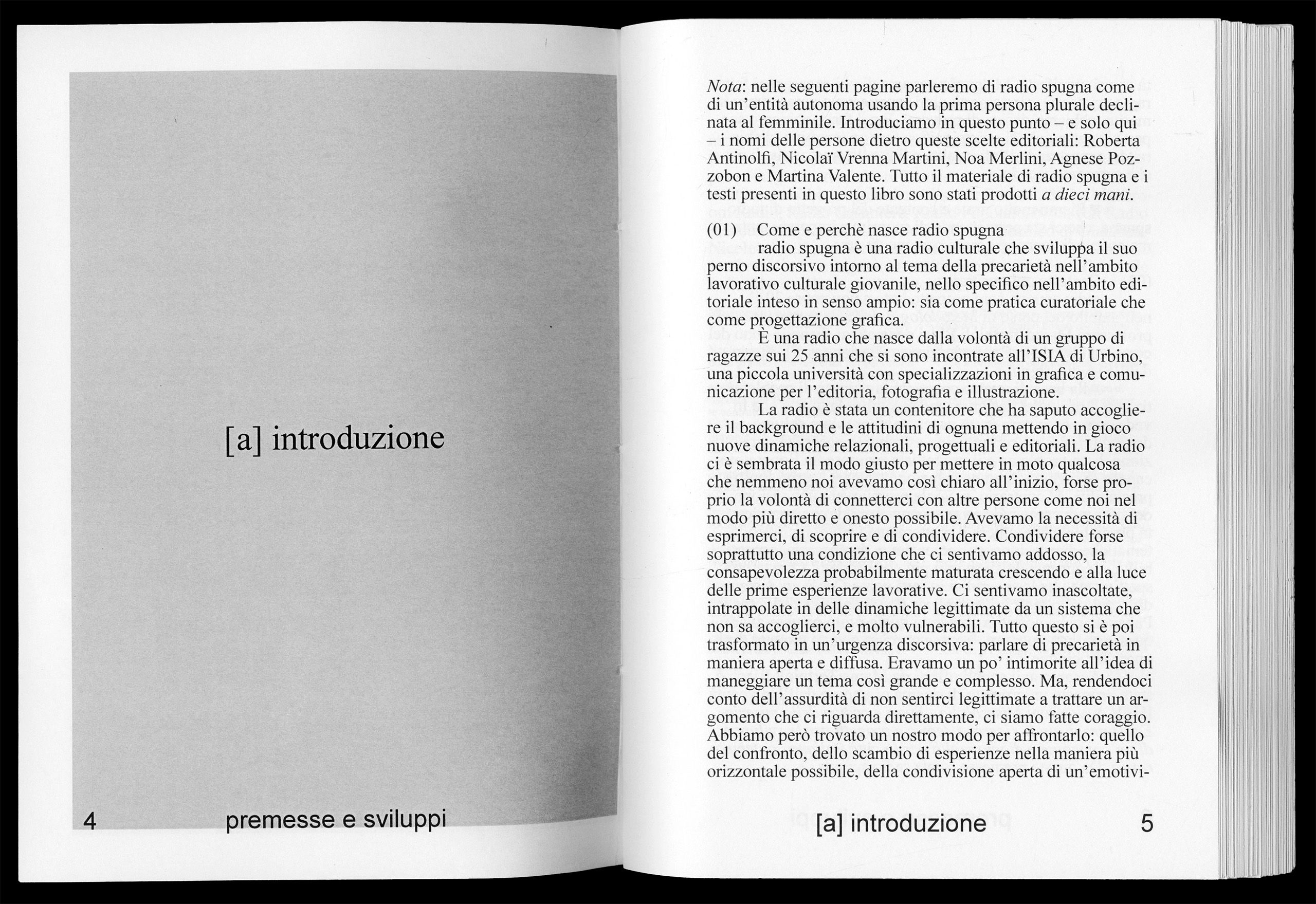 radio spugna, the manual
