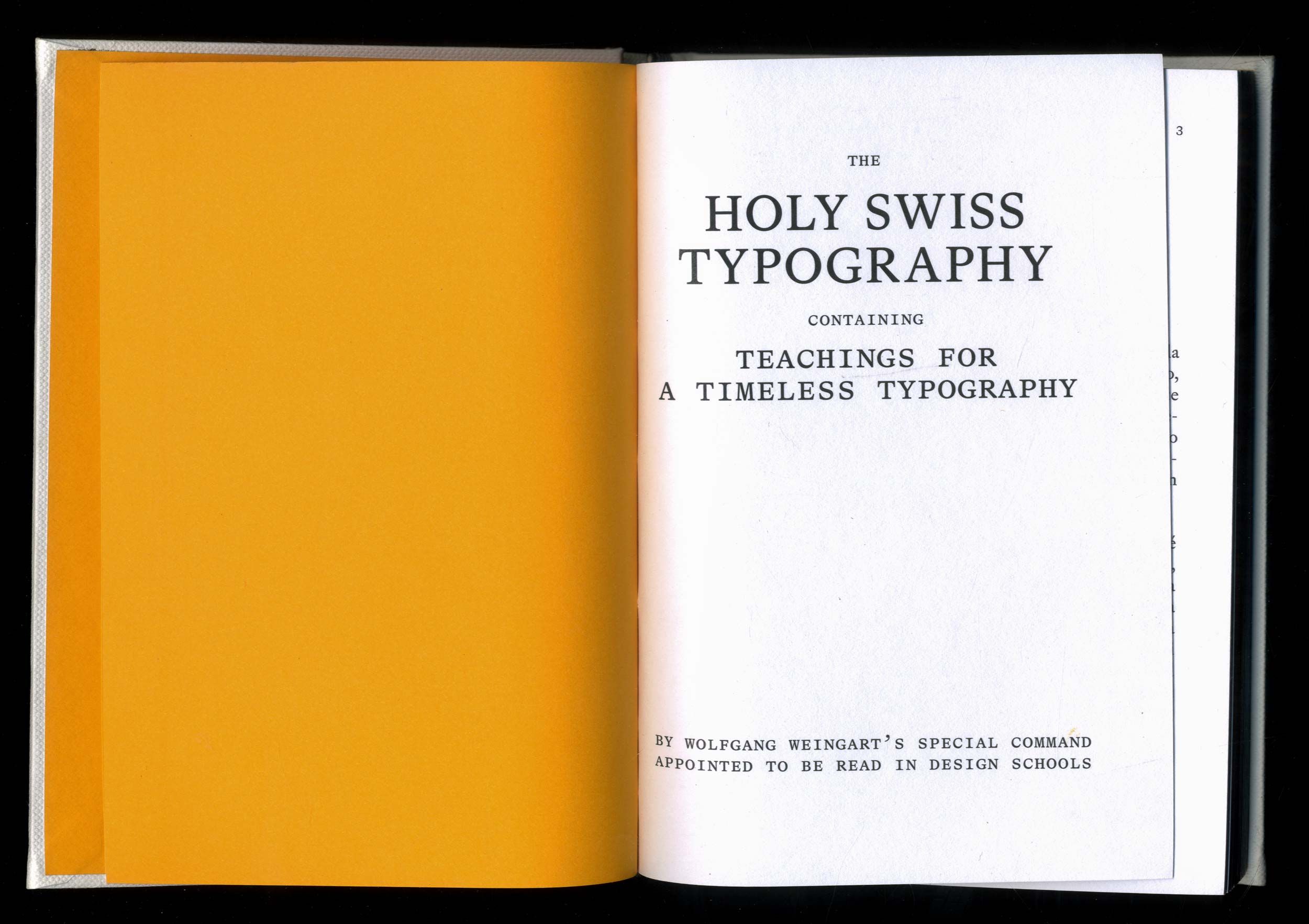 Holy Swiss Typography